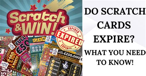 do scratch tickets expire canada|How do you tell if a scratch.